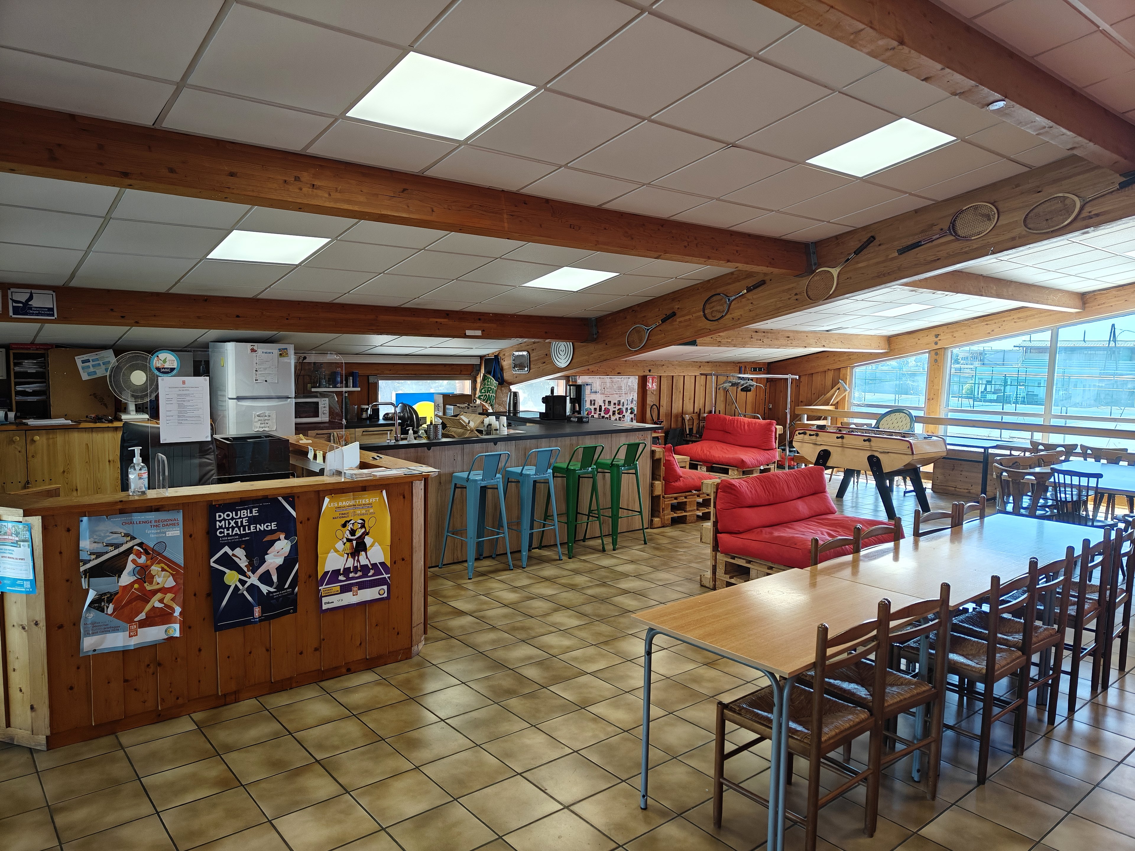 Le club-house du CAP Tennis Pontarlier